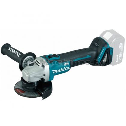 Ъглошлайф акумулаторен (само машина) - Makita DGA504Z, 18.0V, 8500 оборота, Ф 125 мм
