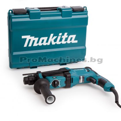 Перфоратор SDS plus - Makita HR2630, 800W, 0-1200 оборота, 0-4600 удара, 2.4 J, 2.8 кг