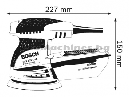 Bosch GEX 125-1 AE