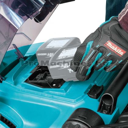 Акумулаторна косачка, колесна (само машина) - Makita DLM431Z, 18V + 18V, 430 мм
