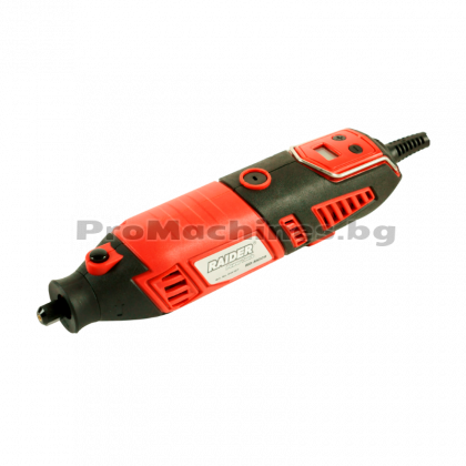 Шлифовалка права с жило и стойка, 170W, 126 бр.аксесоари - Raider, RD-MG09