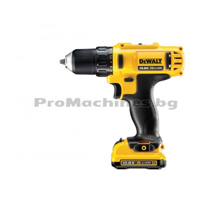 Компактен винтоверт - DEWALT DCD710D2, 10.8V, 2 бр. 2.0Ah XR Li-Ion батерии, куфар