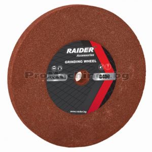 Диск за шмиргел Ф72x10 20мм червен G400 - Raider 