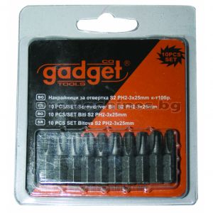 Накрайници PH3 25мм 10бр - Gadget 
