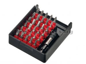 Накрайници BIT-BOX с магнитен държач 31бр  - Force 2313 