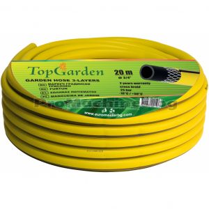 Маркуч за поливане трислоен 3/4 30м - TopGarden 