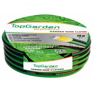 Маркуч за поливане четирислоен 1' 20м - TopGarden Premium 