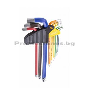 Шестограми 1.5-10мм заоблени 9бр CR-V - Top Master Pro 