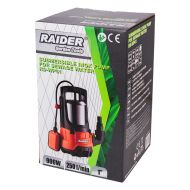  Помпа водна потопяема&nbsp;900W 1" 250L/min 8,5m INOX RD-WP61 