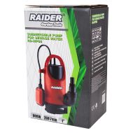  Помпа водна потопяема&nbsp; 900W 1" 250L/min 8,5m 35mm RD-WP68 