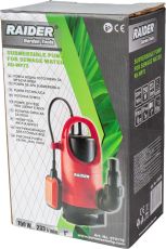  Помпа водна потопяема&nbsp; 750W 1" 233L/min 8m 35mm RD-WP72 