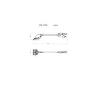  Шлайф за стени и тавани 500W &oslash;225mm METABO LSV 5-225 