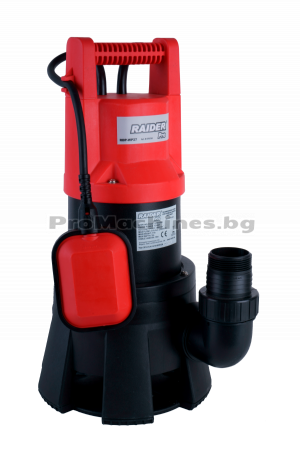 Помпа водна потопяема за мръсна вода 1300W, 2", max 417L/мин, 11m – Raider, RDP-WP27 