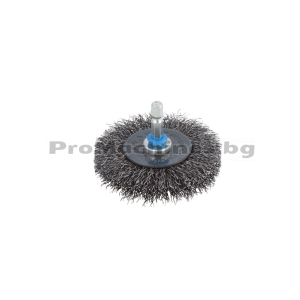 Четка дискова от месингова тел 75мм  1/4" - WOLFCRAFT 2110000