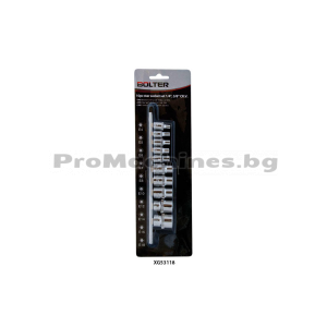 Вложки Е 1/4 - 3/8 комплект  10бр - Bolter XG53118